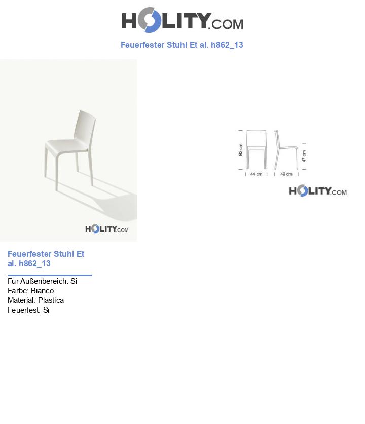Feuerfester Stuhl Et al. h862_13