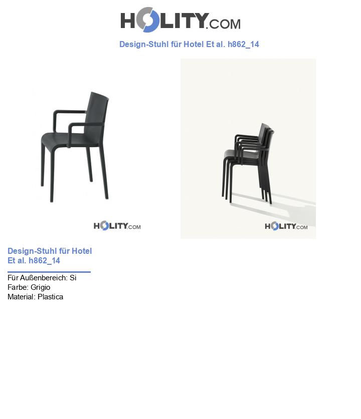 Design-Stuhl für Hotel Et al. h862_14