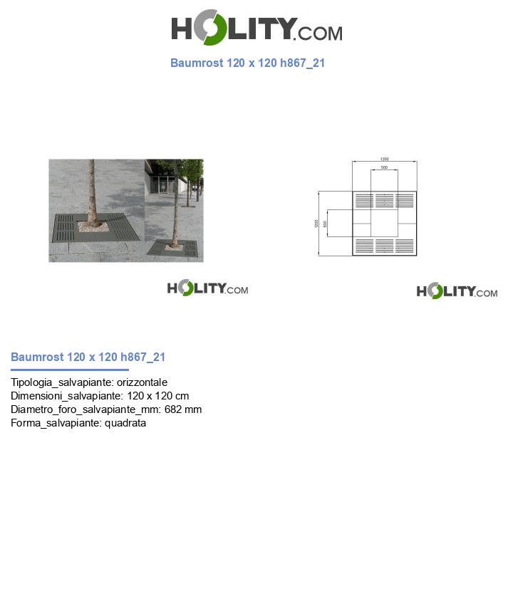 Baumrost 120 x 120 h867_21