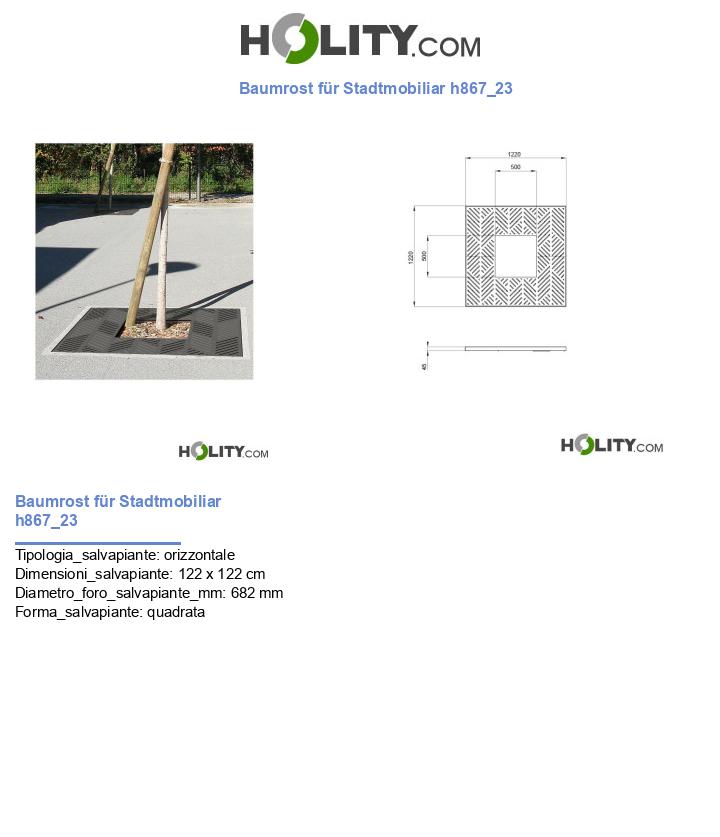 Baumrost für Stadtmobiliar h867_23