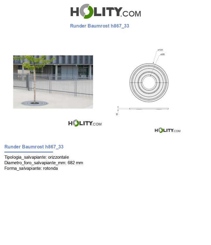 Runder Baumrost h867_33