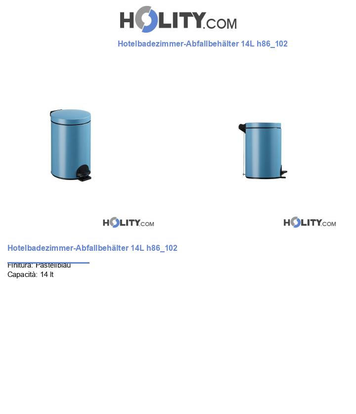 Hotelbadezimmer-Abfallbehälter 14L h86_102
