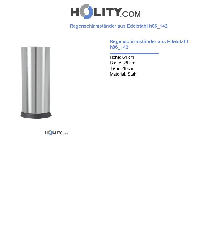 Regenschirmständer aus Edelstahl h86_142