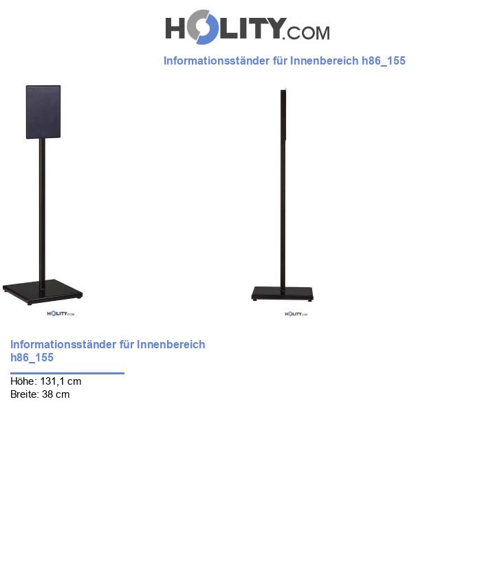 Informationsständer für Innenbereich h86_155