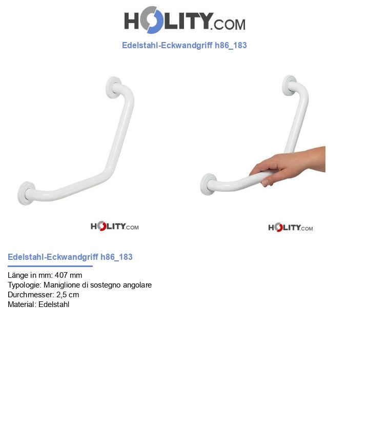 Edelstahl-Eckwandgriff h86_183