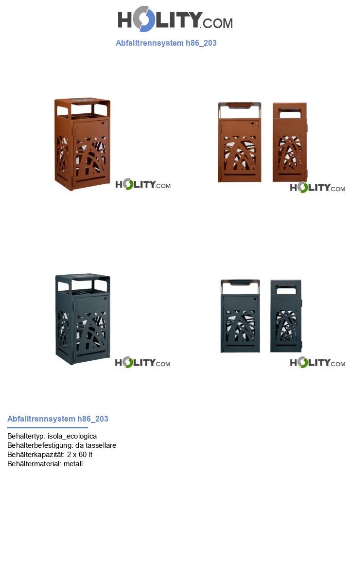 Abfalltrennsystem h86_203