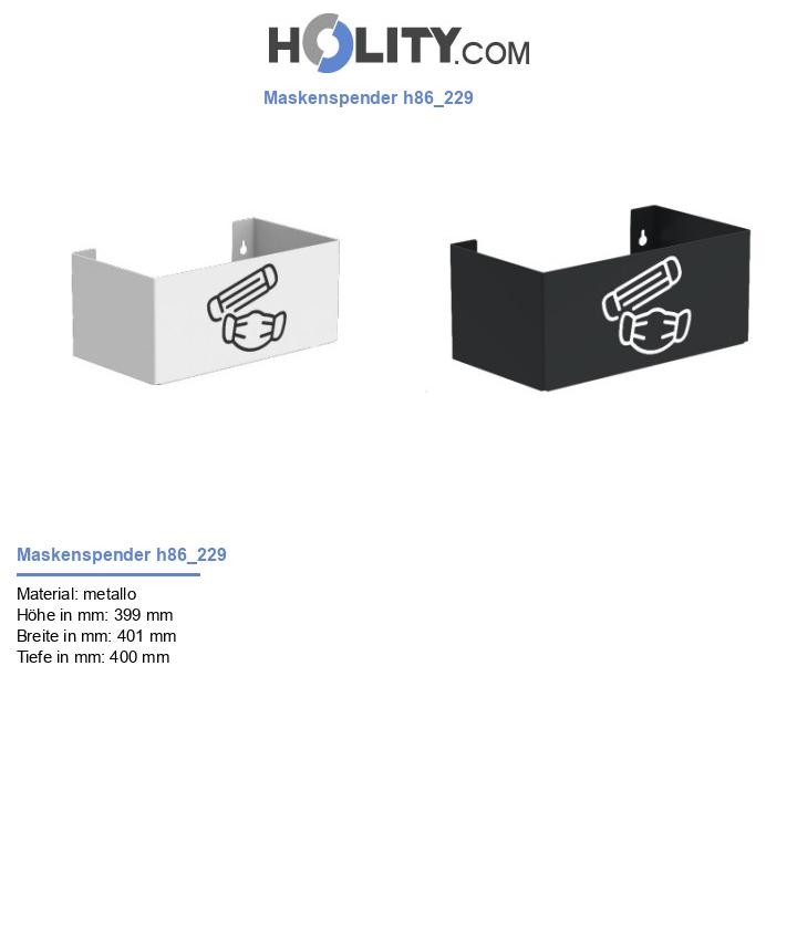 Maskenspender h86_229