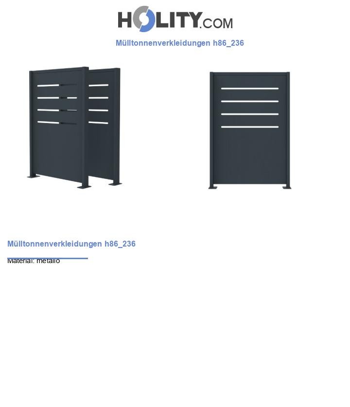 Mülltonnenverkleidungen h86_236