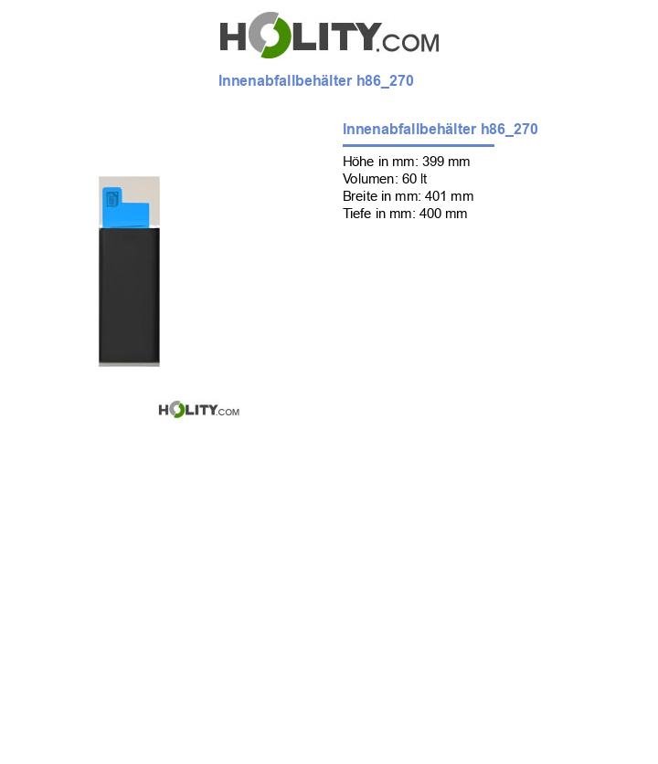 Innenabfallbehälter h86_270