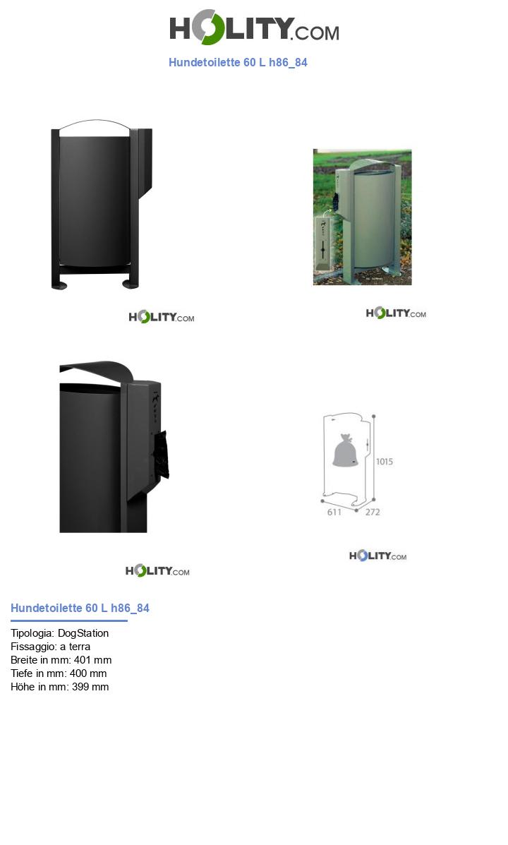 Hundetoilette 60 L h86_84
