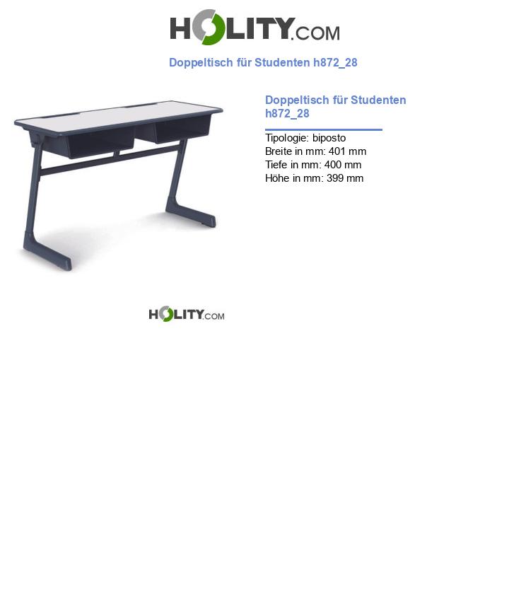 Doppeltisch für Studenten h872_28