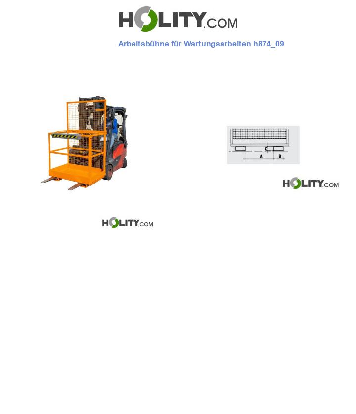 Arbeitsbühne für Wartungsarbeiten h874_09