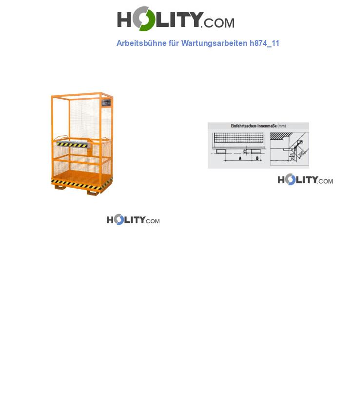 Arbeitsbühne für Wartungsarbeiten h874_11