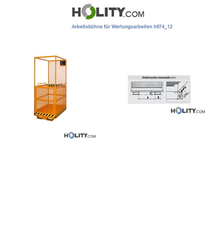 Arbeitsbühne für Wartungsarbeiten h874_12