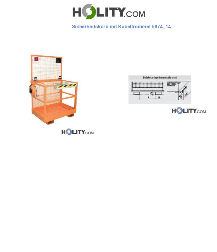 Sicherheitskorb mit Kabeltrommel h874_14