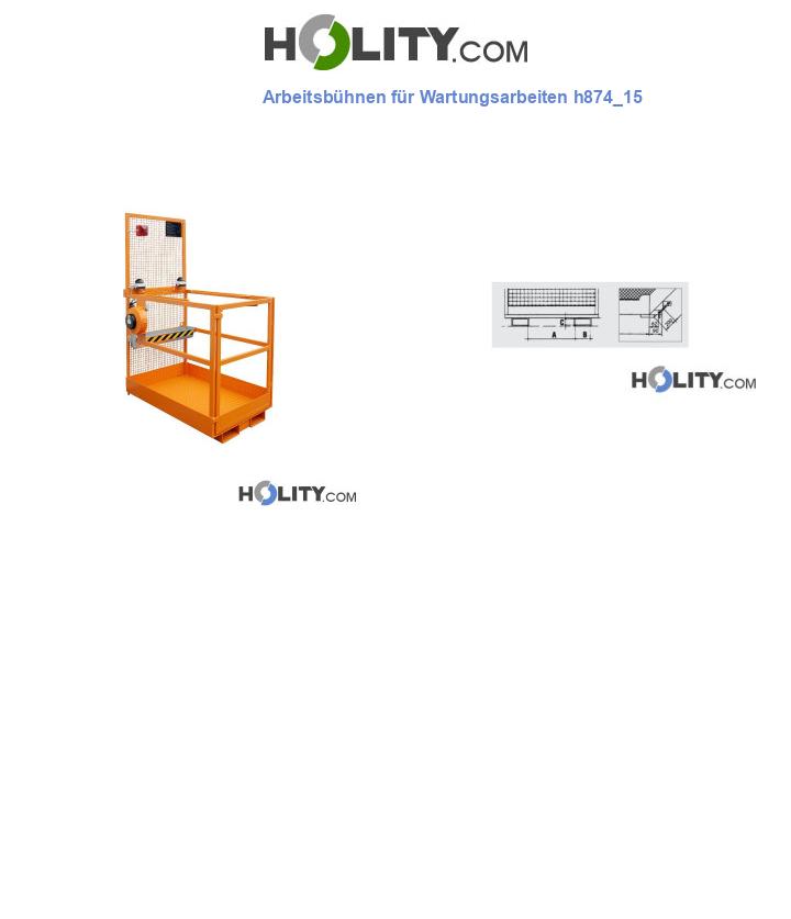 Arbeitsbühnen für Wartungsarbeiten h874_15