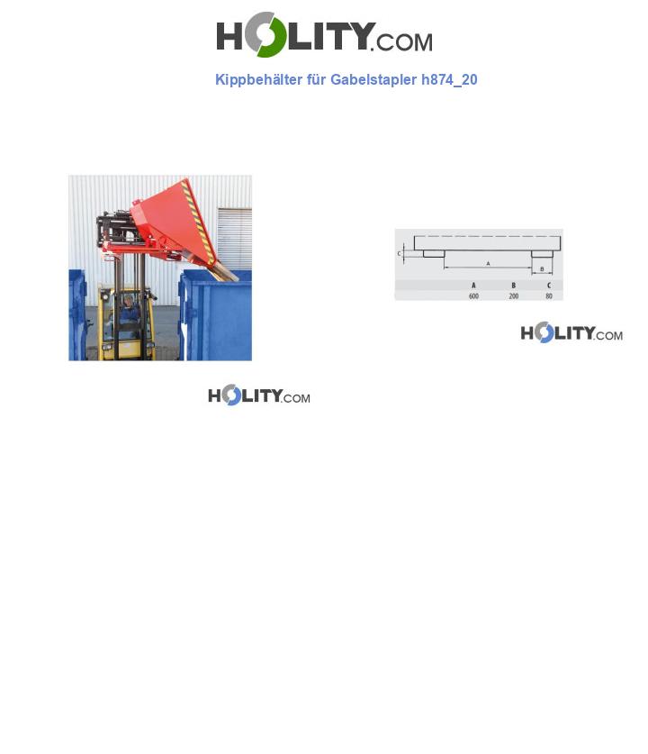 Kippbehälter für Gabelstapler h874_20