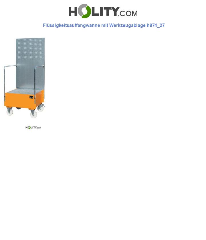 Flüssigkeitsauffangwanne mit Werkzeugablage h874_27