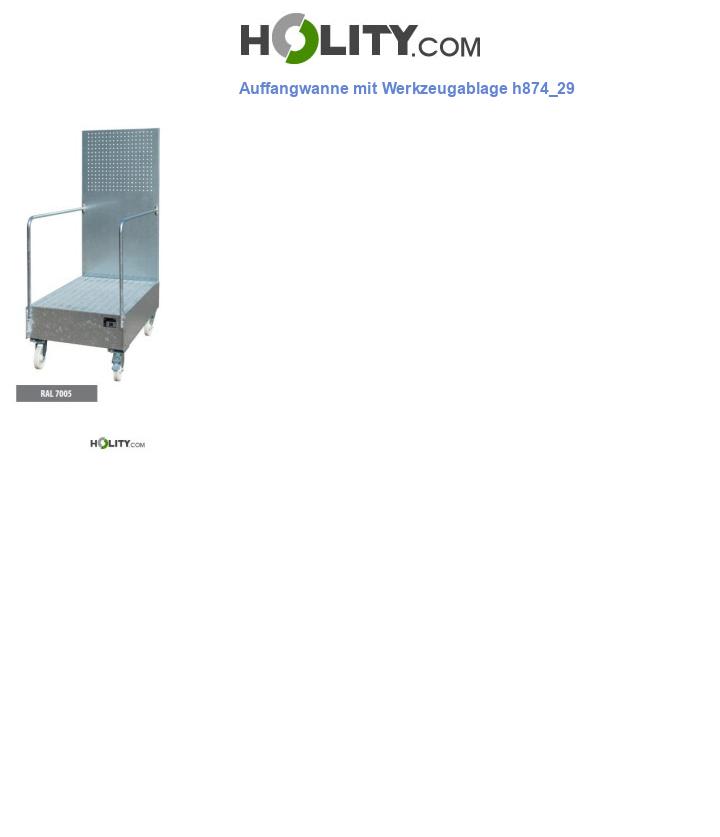 Auffangwanne mit Werkzeugablage h874_29