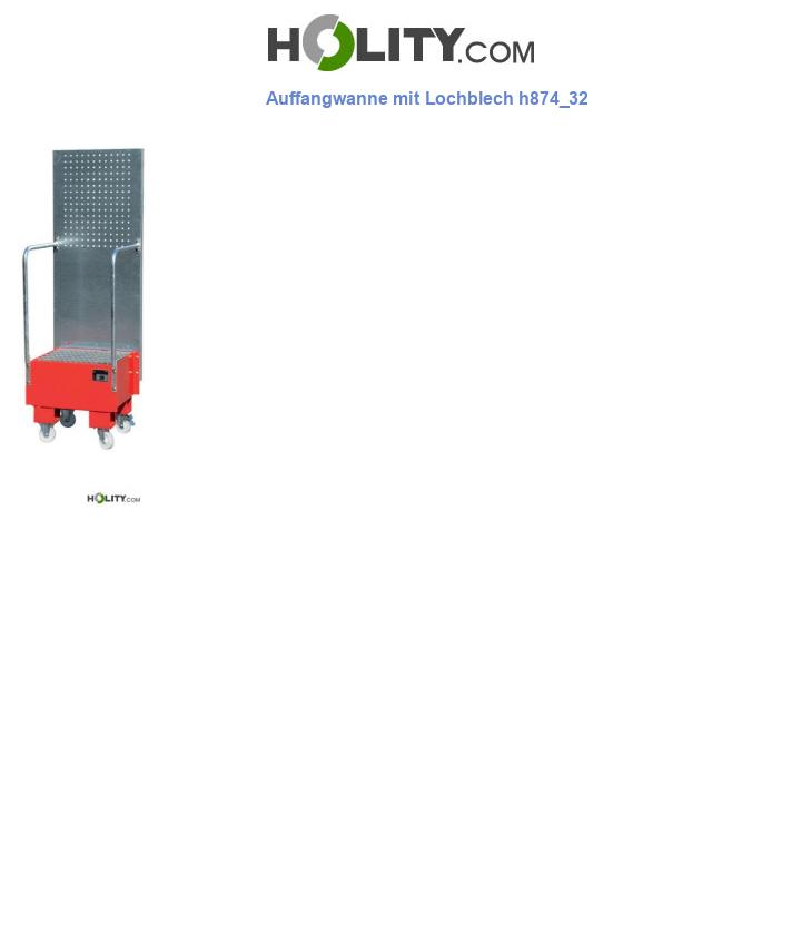 Auffangwanne mit Lochblech h874_32