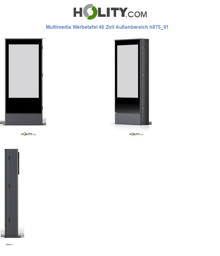 Multimedia Werbetafel 46 Zoll Außenbereich h875_01