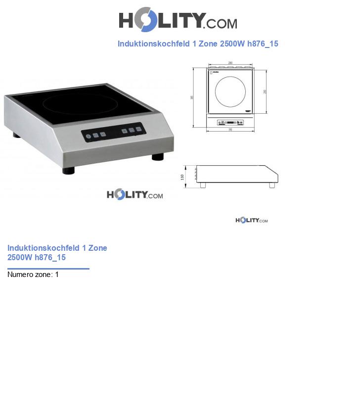 Induktionskochfeld 1 Zone 2500W h876_15