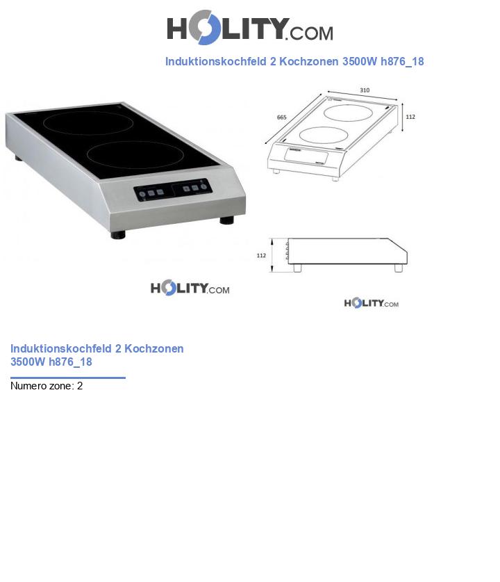 Induktionskochfeld 2 Kochzonen 3500W h876_18