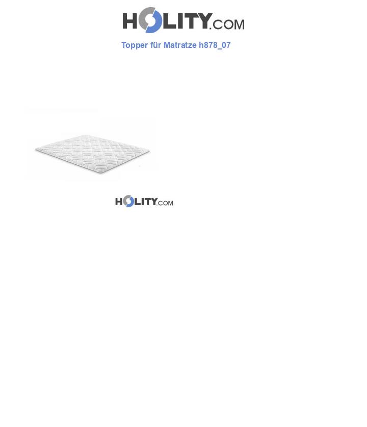 Topper für Matratze h878_07