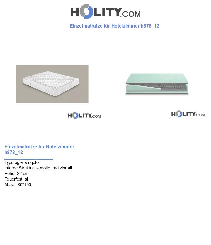 Einzelmatratze für Hotelzimmer h878_12
