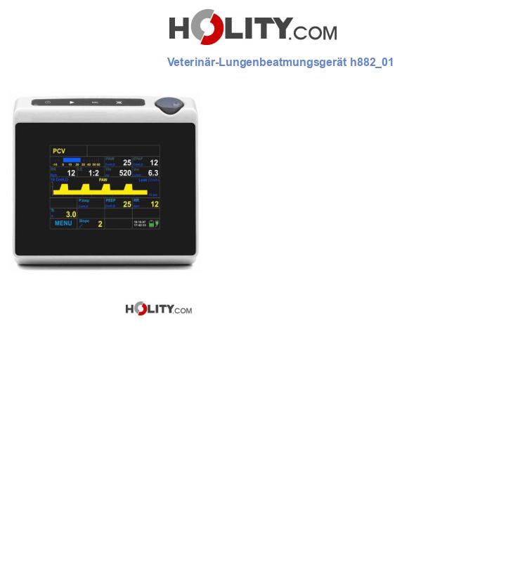 Veterinär-Lungenbeatmungsgerät h882_01