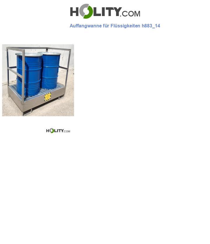 Auffangwanne für Flüssigkeiten h883_14