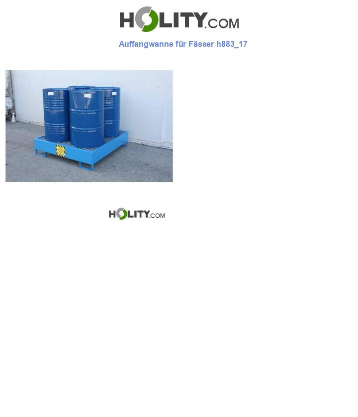 Auffangwanne für Fässer h883_17