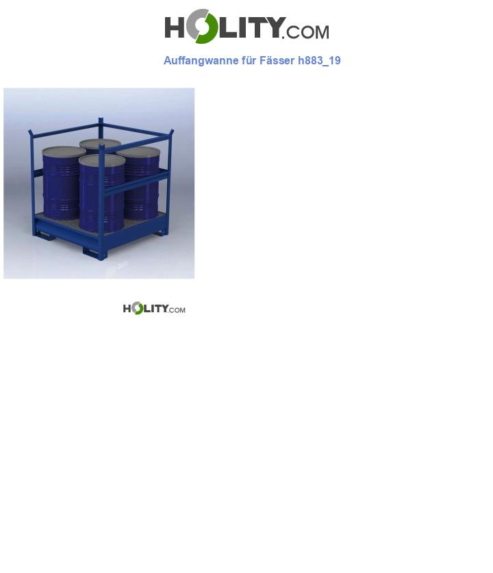 Auffangwanne für Fässer h883_19
