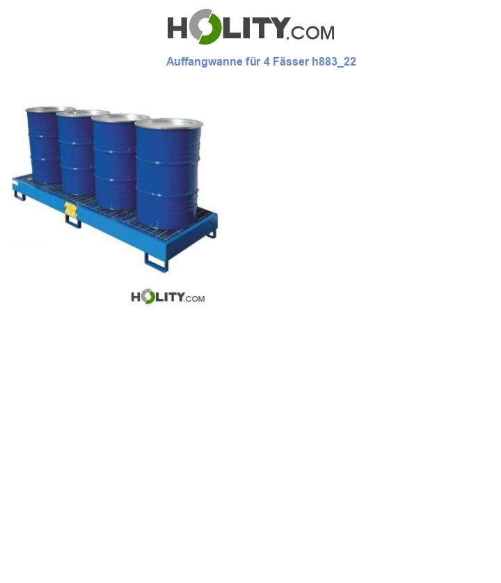 Auffangwanne für 4 Fässer h883_22