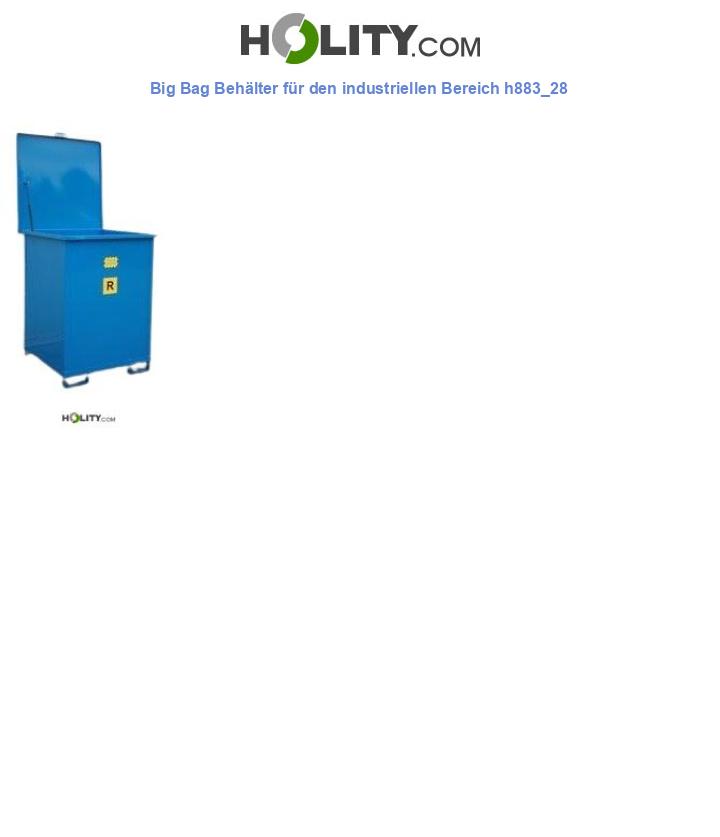 Big Bag Behälter für den industriellen Bereich h883_28