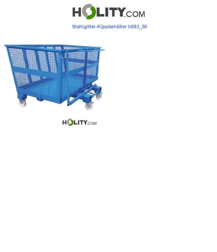 Stahlgitter-Kippbehälter h883_50
