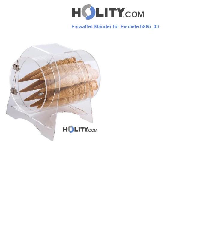 Eiswaffel-Ständer für Eisdiele h885_03