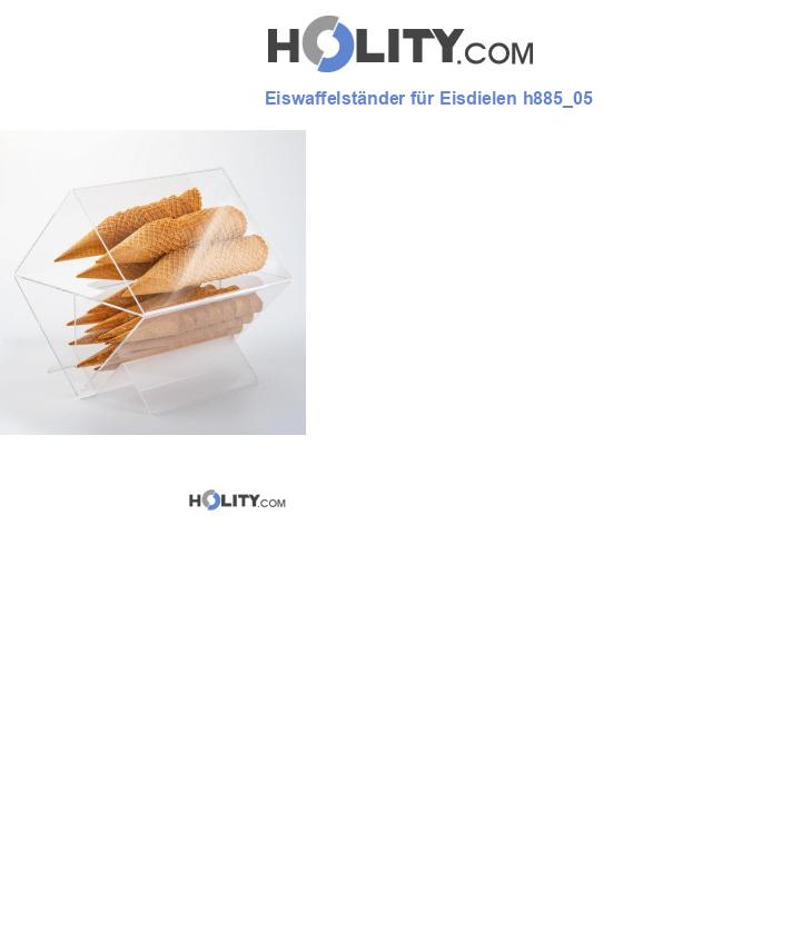 Eiswaffelständer für Eisdielen h885_05