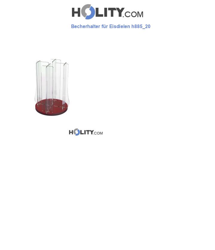 Becherhalter für Eisdielen h885_20