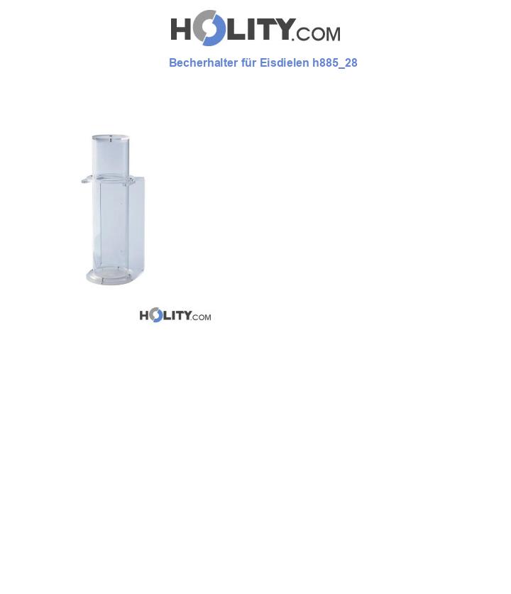 Becherhalter für Eisdielen h885_28