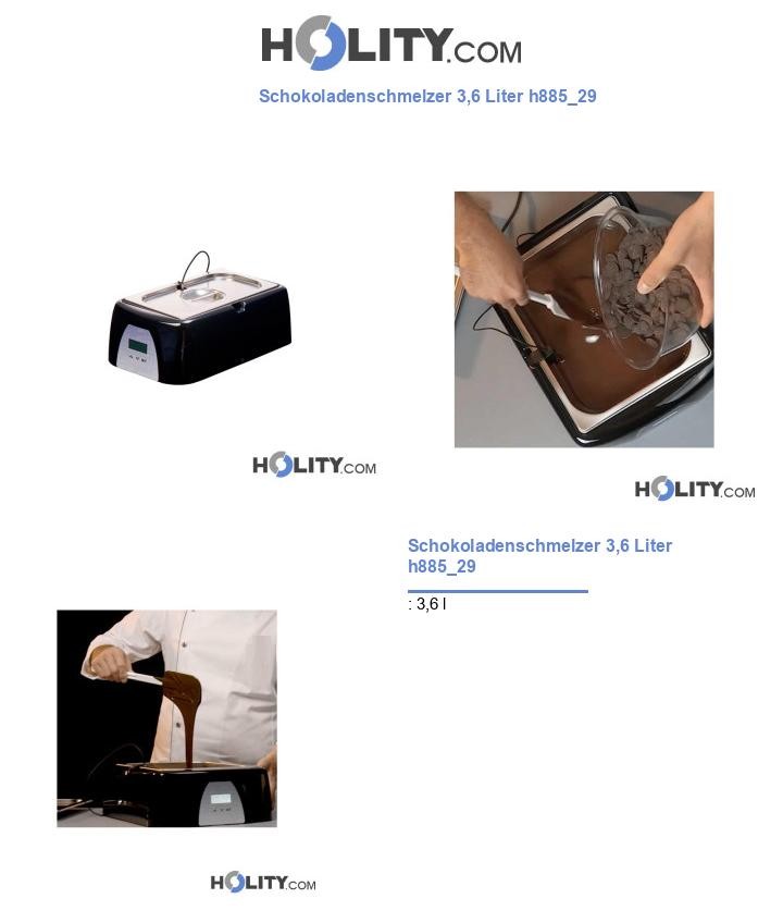 Schokoladenschmelzer 3,6 Liter h885_29