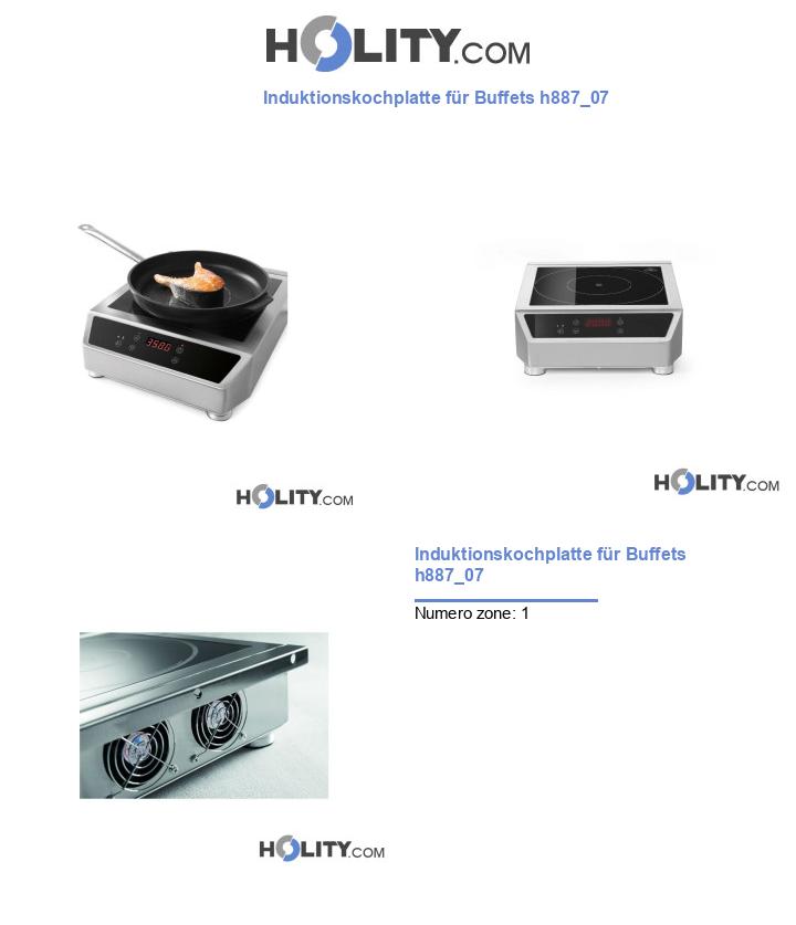 Induktionskochplatte für Buffets h887_07