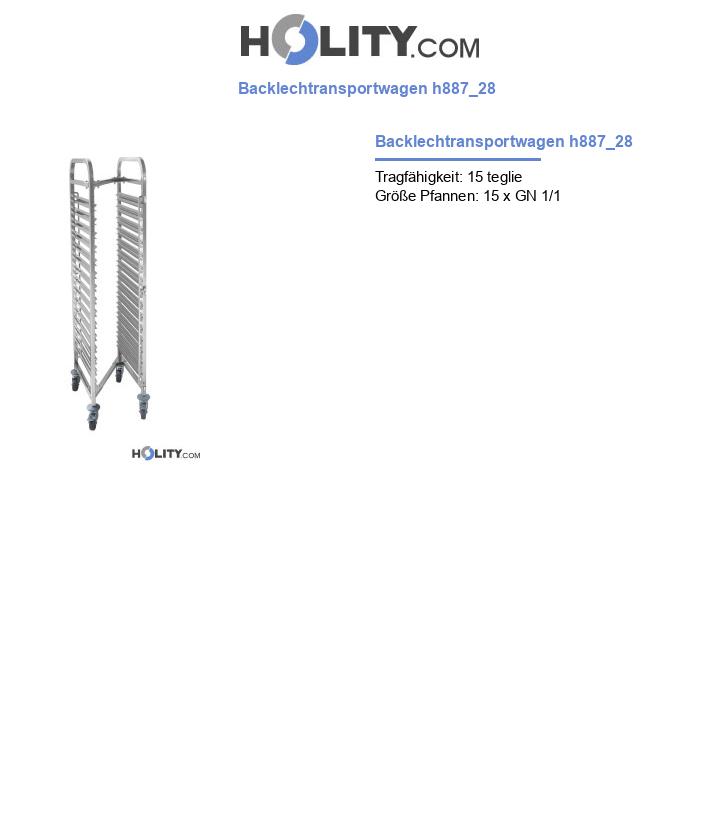 Backlechtransportwagen h887_28
