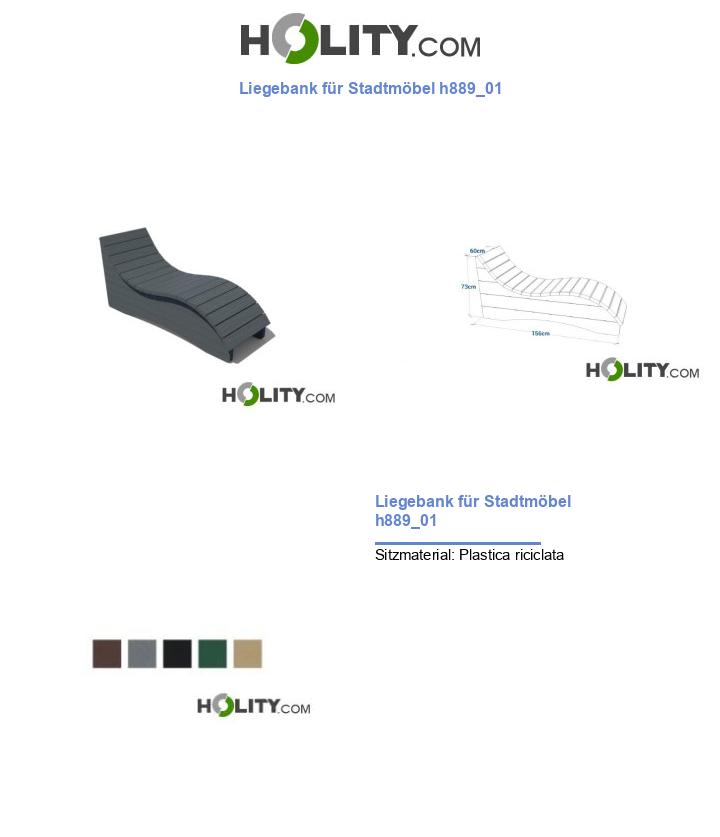 Liegebank für Stadtmöbel h889_01