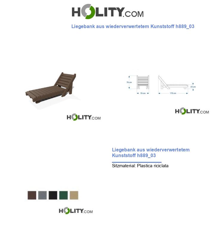 Liegebank aus wiederverwertetem Kunststoff h889_03