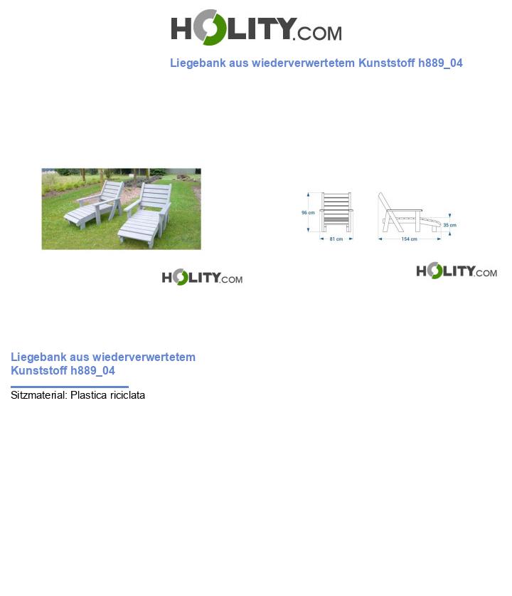 Liegebank aus wiederverwertetem Kunststoff h889_04