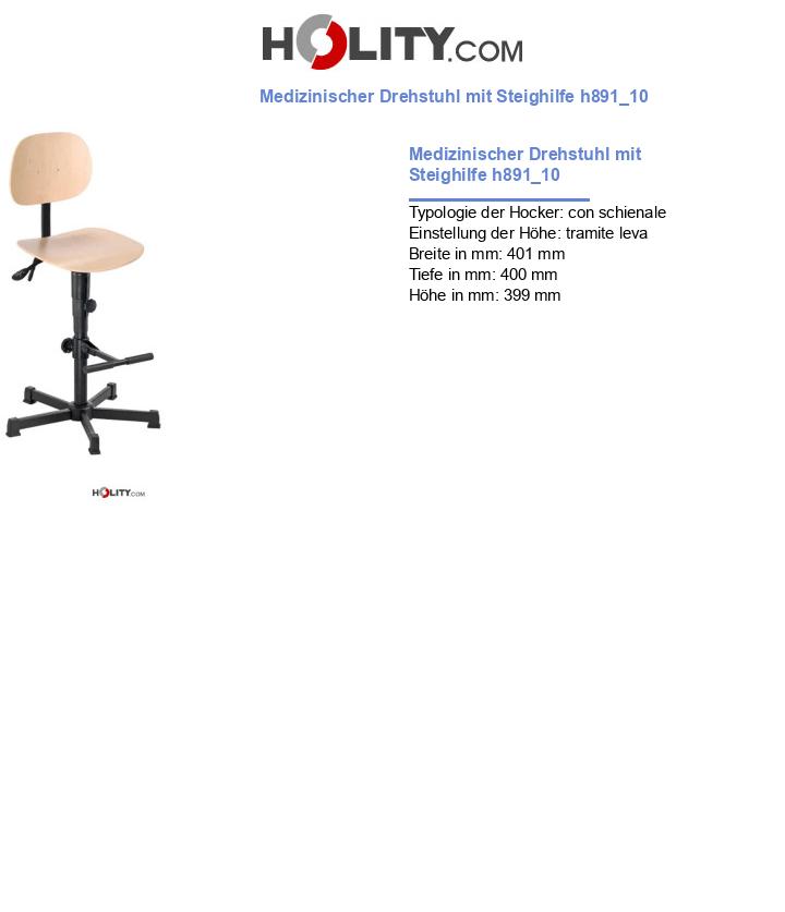 Medizinischer Drehstuhl mit Steighilfe h891_10