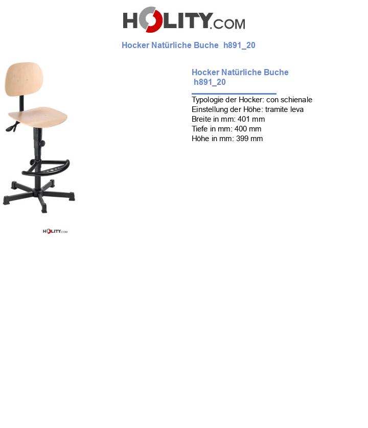 Hocker Natürliche Buche  h891_20