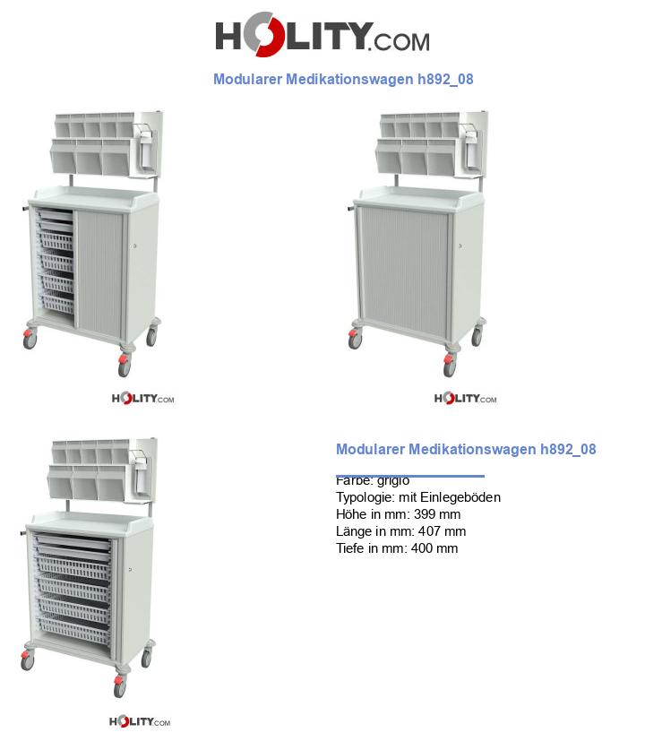 Modularer Medikationswagen h892_08