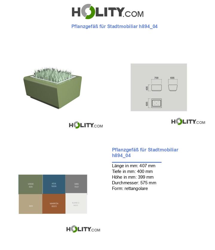 Pflanzgefäß für Stadtmobiliar h894_04